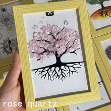 Load image into Gallery viewer, Different Materials Crystal Chips Tree of Life Mermaid Wedding Dress Photo Frame