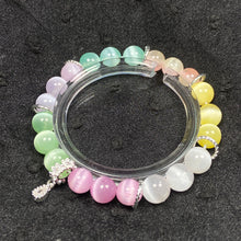 Load image into Gallery viewer, Color selenite Stone Crystal Bracelet Elastic Charm Jewelry Women Girls Bangle