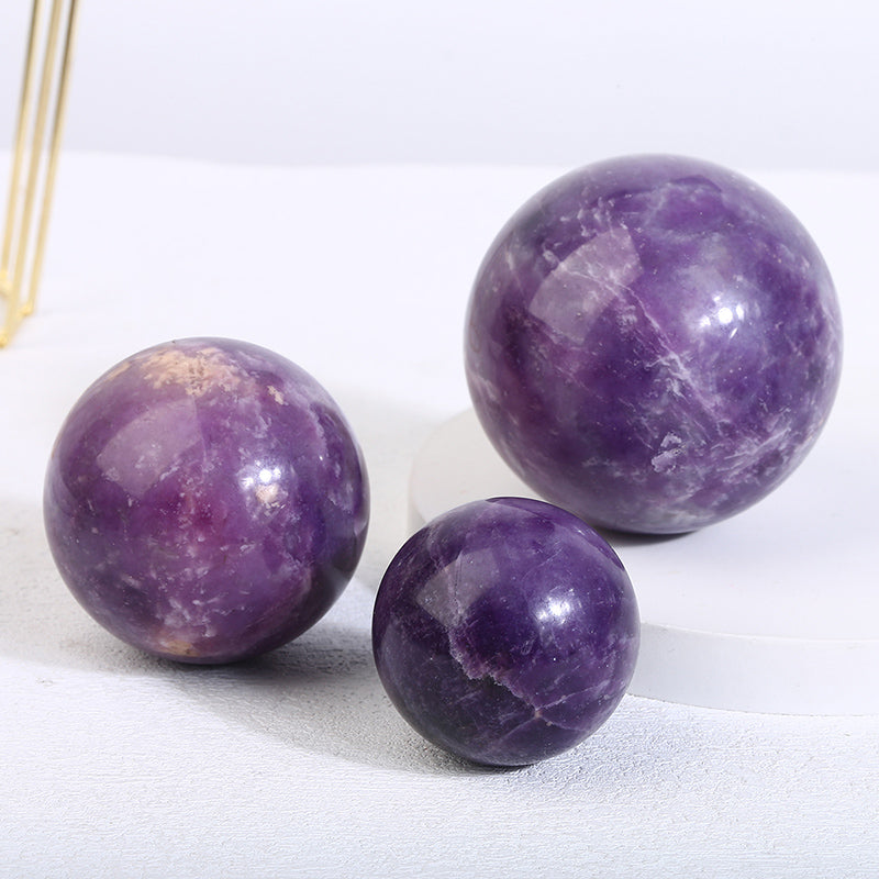 Lepidolite Sphere