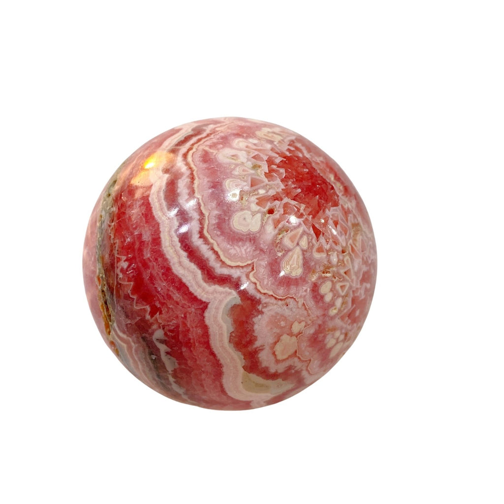 Rhodochrosite Stone Sphere Crystal Ball