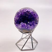 Load image into Gallery viewer, Beautiful Amethyst Cluster Sphere