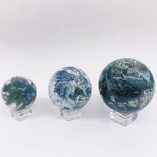 Load image into Gallery viewer, Moss Agate Sphere