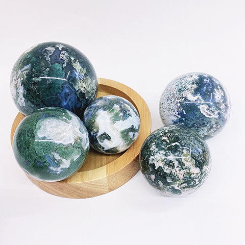 Moss Agate Sphere