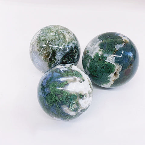 Moss Agate Sphere