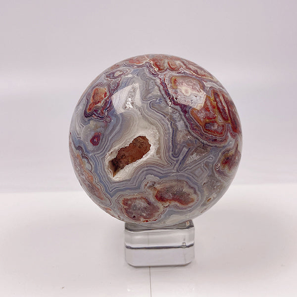 Beautiful Mexico Crazy Agate Sphere