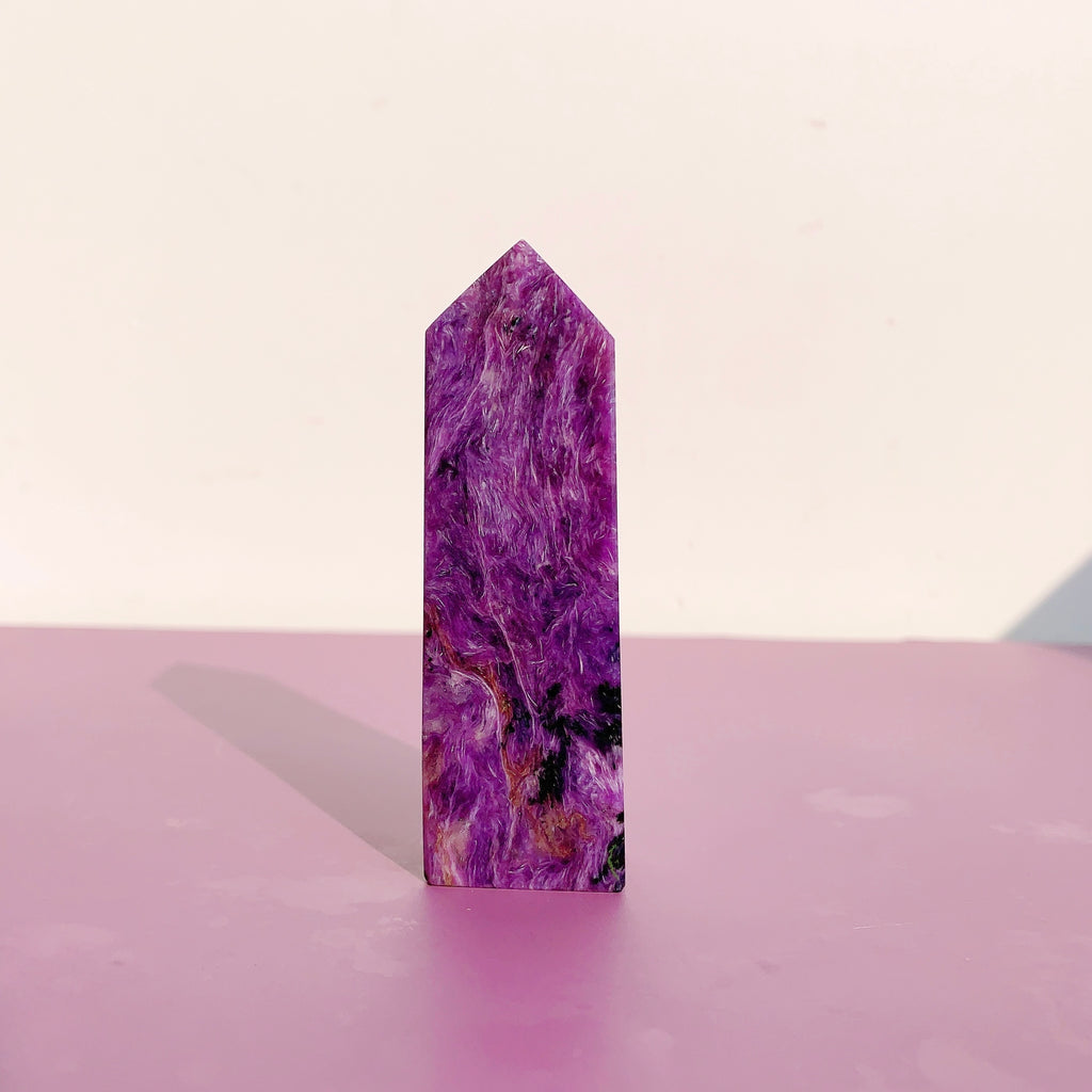 Beautiful Charoite Tower