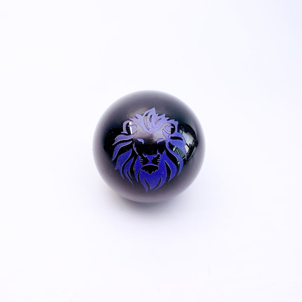 Beautiful Printed Obsidian Sphere