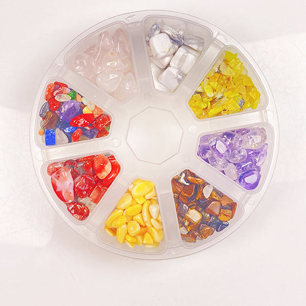 Mix 8 Different Materials Crystal chip Box
