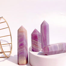 Load image into Gallery viewer, Natural Silk Fluorite Tower/Point