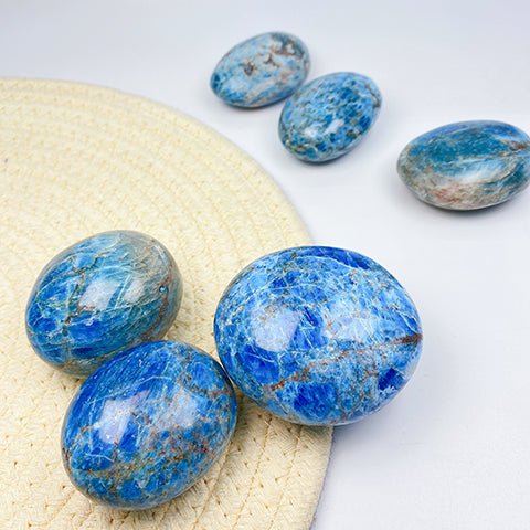 Blue Apatite Palm