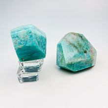 Load image into Gallery viewer, Amazonite With Smokey Quartz Freeform