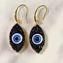 Load image into Gallery viewer, Alloy Evil Eyes Resin Earring EB0004
