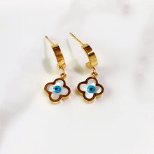 Load image into Gallery viewer, Alloy Evil Eyes  Shell  Three Sets Of Earring  EC0011