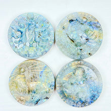 Load image into Gallery viewer, Beautiful Labradorite Twelve Constellations Disc