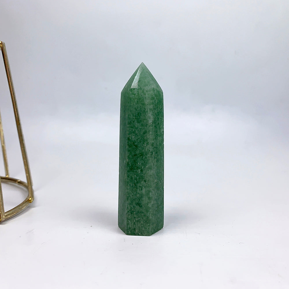 Beautiful Green Strawberry Quartz Tower/Point