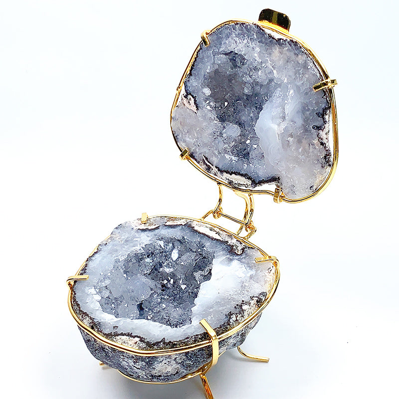 Beautiful Druzy Agate Jewelry Box