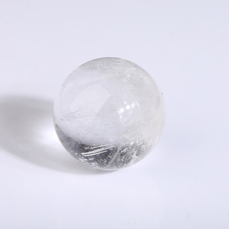 Cracked Clear Quartz Sphere