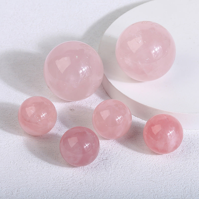 Beautiful Rose Quartz Sphere