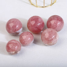 Load image into Gallery viewer, Beautiful Rose Quartz With Flower Agate Sphere