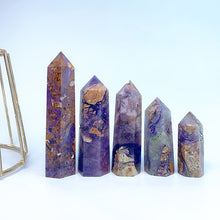 Load image into Gallery viewer, Purple Fluorite Root Tower/Point