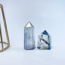 Load image into Gallery viewer, Aura Clear Quartz Tower/Point