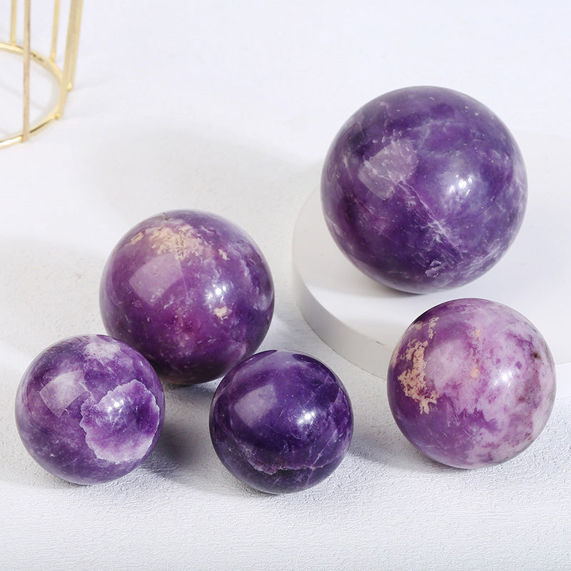 Lepidolite Sphere