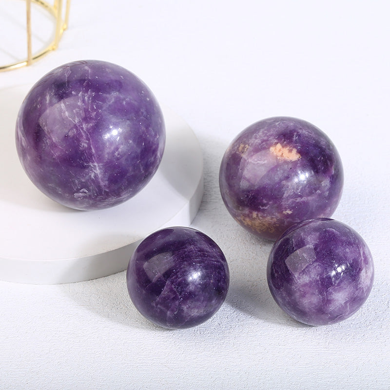 Lepidolite Sphere