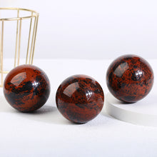 Load image into Gallery viewer, Mahogany Obsidian  Sphere