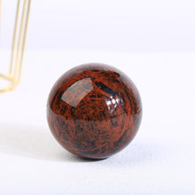 Load image into Gallery viewer, Mahogany Obsidian  Sphere