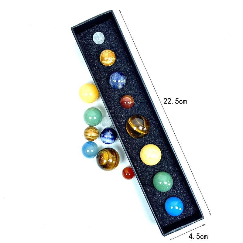 The Eight Planets Mini Crystal Sphere