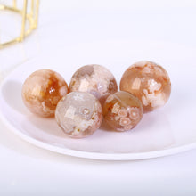 Load image into Gallery viewer, Small Size Flower Agate Sphere
