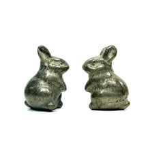 Load image into Gallery viewer, Cute Pyrite Rabbit Carvings