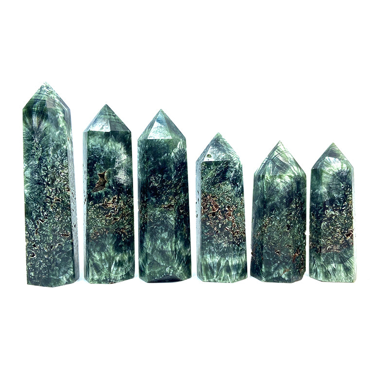 Natural Seraphinite Tower/Point