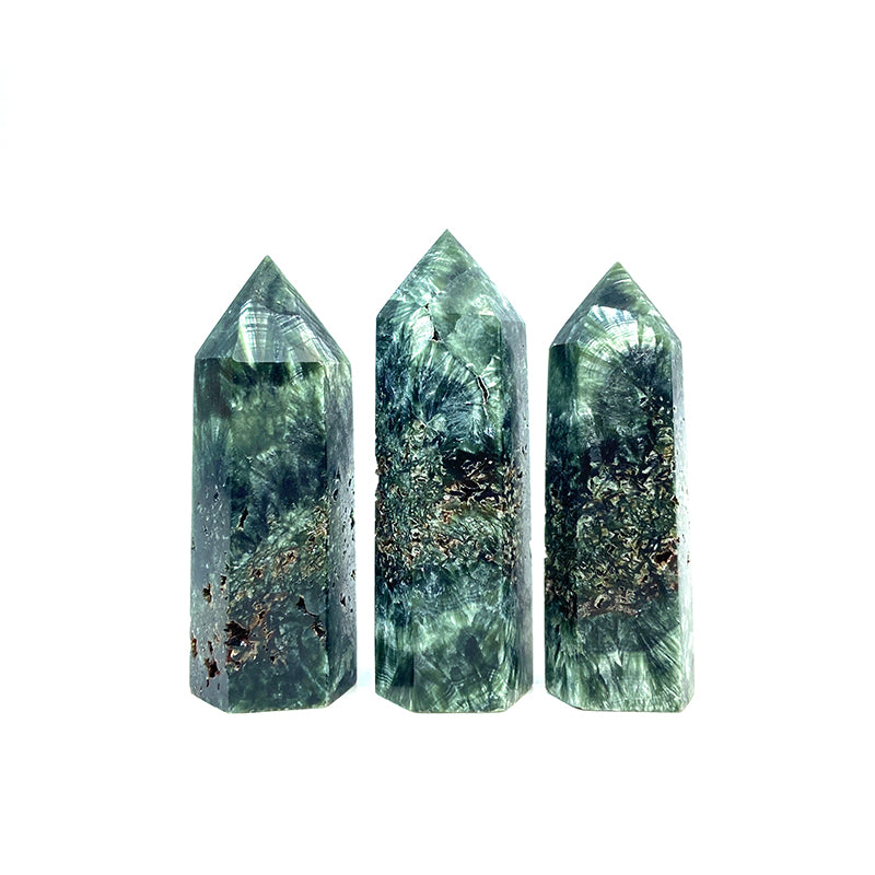 Natural Seraphinite Tower/Point