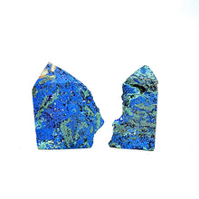 Load image into Gallery viewer, Natural Azurite With Chrysocolla Tower/Point
