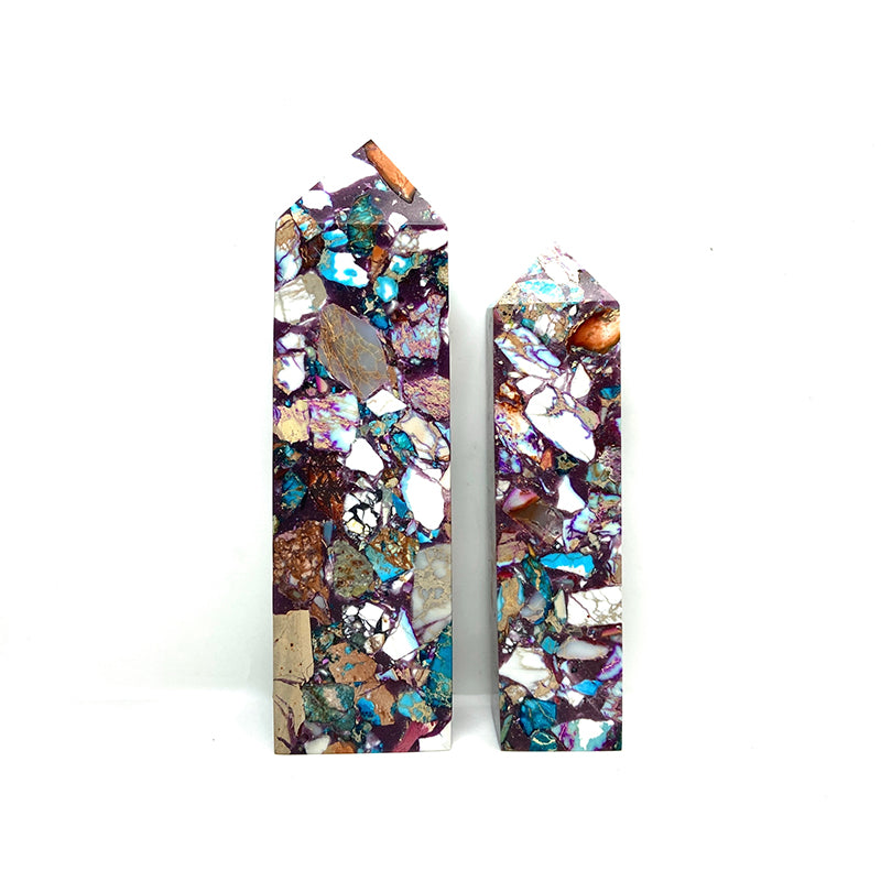Synthetic Natural Crystal Chips Tower/Point